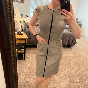 Grey J Crew Suit Dress